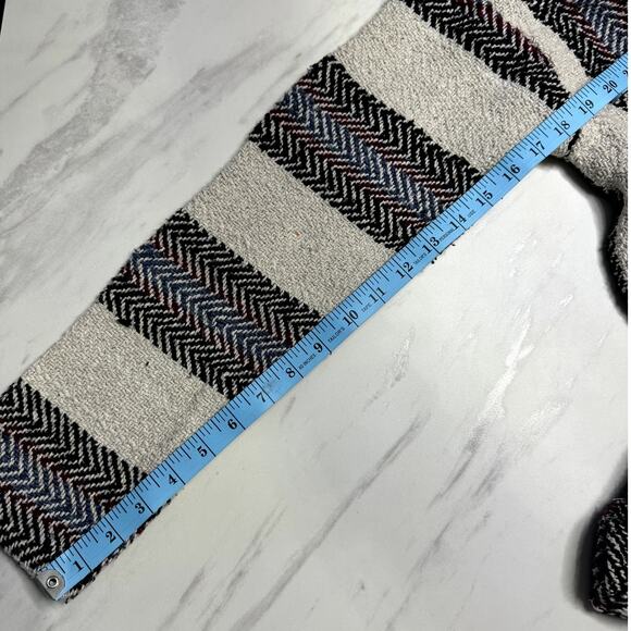 Baja Joe multicolored knitted hooded long sleeve sweater Size Medium - Picture 12 of 12